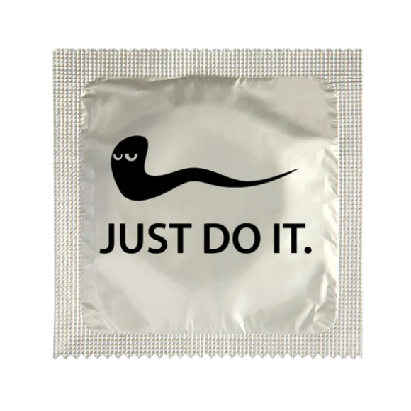 Préservatif Humoristique "Just Do It"