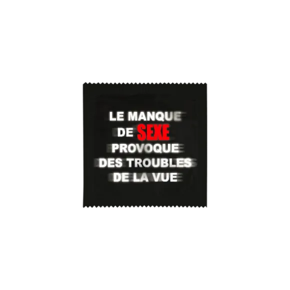 Préservatif Humoristique "Le Manque de Sexe"