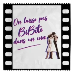 Préservatif Humoristique - On laisse pas Bibite dans un coin