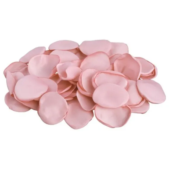 50 pétales de rose en satin - 3 x 4 cm - Couleur au choix