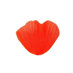 Pétales en Tissu avec Feuilles Orange