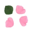 Pétales en Tissu avec Feuilles Rose