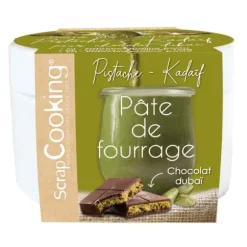 Pâte de fourrage à la pistache Kadaïf pour chocolat Dubaï - 200 g