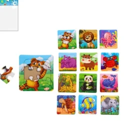Puzzle de 6 pièces - Animal - Modèle Aléatoire