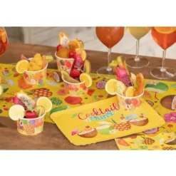 10 Ramequins en Carton - Cocktail Tropical