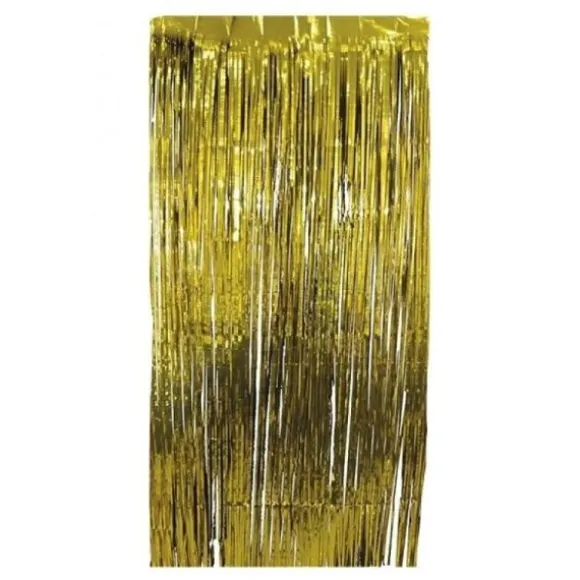 Rideau lamé métallisé - 2,4 x 1 m - Couleur au choix