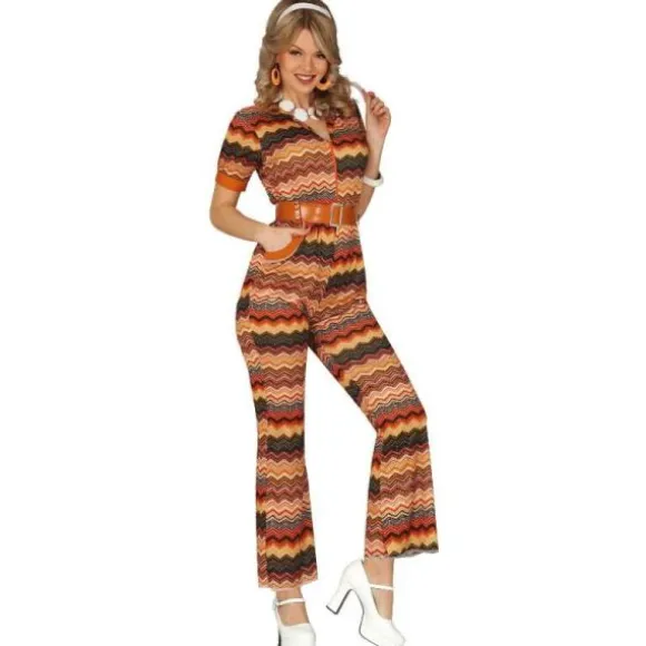 Robe Femme des Années 70 - Style Groovy - Taille au choix