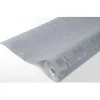 Rouleau de Nappe Damassé Argent - 25 Mètres