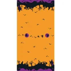 Rouleau de Nappe Damassé  - Sorcière et Cimetière - 6 M