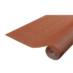 Rouleau de Nappe Damassé Terracotta - 25 Mètres