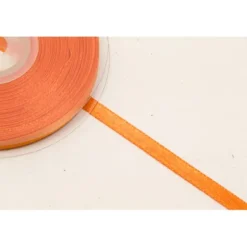 Rouleau de ruban en satin - 12 mm x 25 m - Couleur Blanc