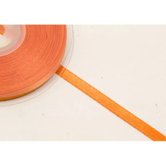 Rouleau de ruban en satin - 12 mm x 25 m - Couleur Blanc