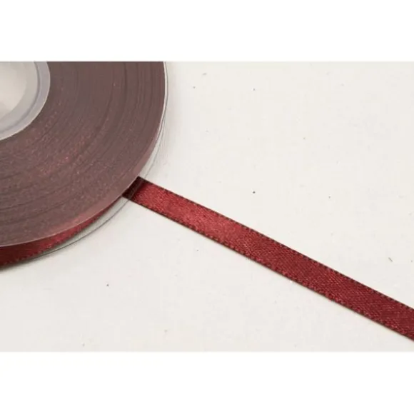 Rouleau de ruban en satin - 12 mm x 25 m - Couleur Blanc