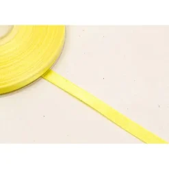 Rouleau de ruban en satin - 12 mm x 25 m - Couleur Blanc