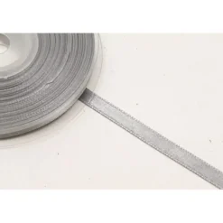 Rouleau de ruban en satin - 12 mm x 25 m - Couleur Blanc