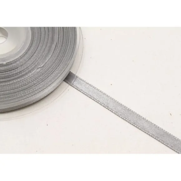 Rouleau de ruban en satin - 12 mm x 25 m - Couleur Blanc