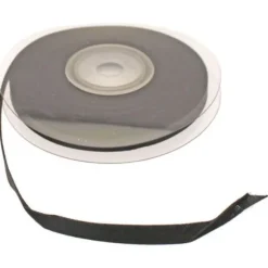 Rouleau de ruban en satin - 12 mm x 25 m - Couleur Blanc