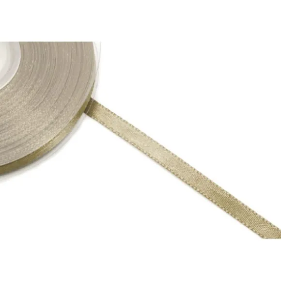 Rouleau de ruban en satin - 12 mm x 25 m - Couleur Blanc
