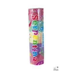 Rouleau de serpentins colorés - 10 m