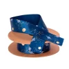 Rouleau Ruban en Satin Bleu Marine - Astronaute