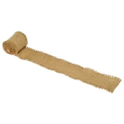 Ruban en jute tressé naturel - 10 cm x 3 m