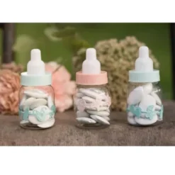 4 Rubans Assortis "Baby" - Rose Pastel