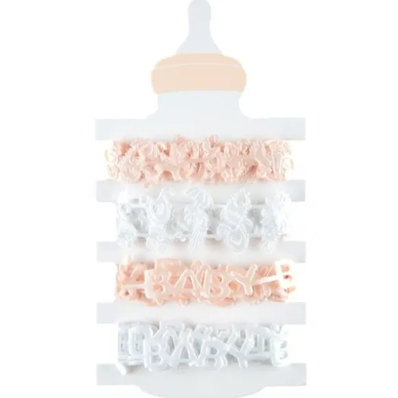 4 Rubans Assortis "Baby" - Rose Pastel