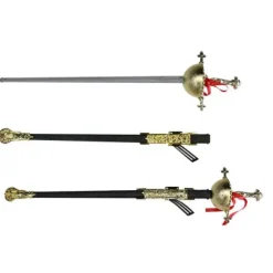Sabre de Mousquetaire avec fourreau - 66 cm
