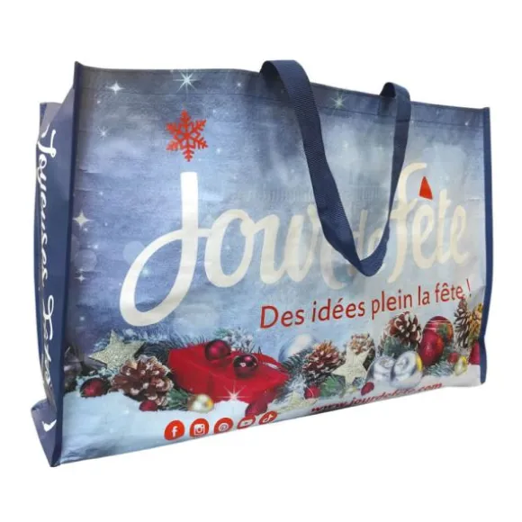 Sac cabas - Jour de Fête - 60 x 40 x 20 cm - Modèle Noël