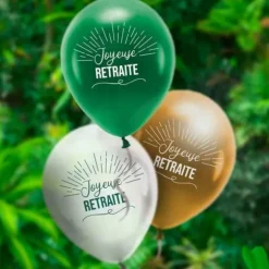 Sachet de 8 ballons - Joyeuse Retraite