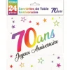Sachet de 6 ballons Métallisés Or - Joyeux Anniversaire