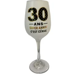 Sachet de 6 ballons Métallisés Or - Joyeux Anniversaire
