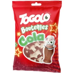 Sachet de bonbons acidulés au goût de cola - Bouteilles de cola - TOGOLO - 125 g