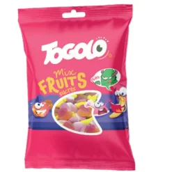 Sachet de bonbons gélifiés au goût de fruits - Mix Fruits Sucrés - TOGOLO - 125 g