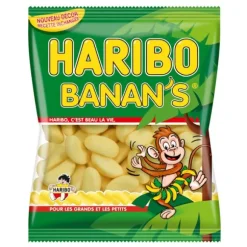 Sachet de bonbons gélifiés - Banan's - HARIBO - 120 g