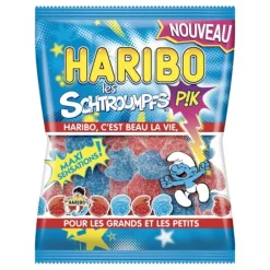 Sachet de bonbons gélifiés - Les Schtroumpfs Pik - HARIBO - 120 g