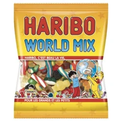 Sachet de bonbons gélifiés - World Mix - HARIBO - 120 g