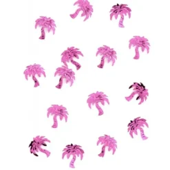 Sachet de Confettis de table Palmiers - Rose Fuchsia