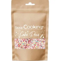 Sachet de décorations sucrées - 80 grammes - Mini-billes multicolores