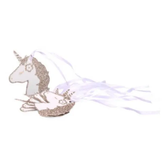 Sachet de 8 Etiquettes Porte-Noms "Jolie Licorne"