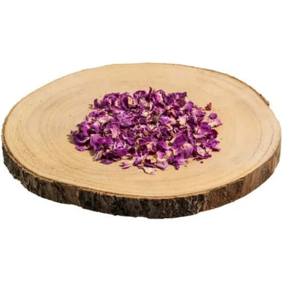 Sachet de 5 g - Pétales de roses séchées - Couleur rose et violet