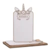 Sachet de 8 Invitations "Jolie Licorne" avec Enveloppes