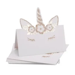 Sachet de 8 Marque-Places "Jolie Licorne"