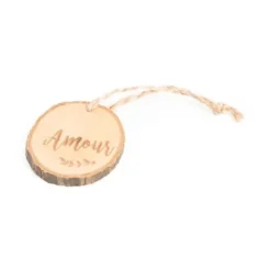 Sachet de 4 Rondins "Amour" avec Ficelle