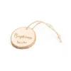 Sachet de 4 Rondins "Baptême" avec Ficelle