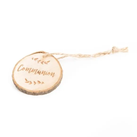 Sachet de 4 Rondins "Communion" avec Ficelle