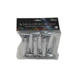 Sachet de 6 sans-gênes - Argent