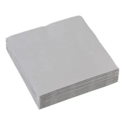 Sachet de 20 serviettes cocktail - Gris