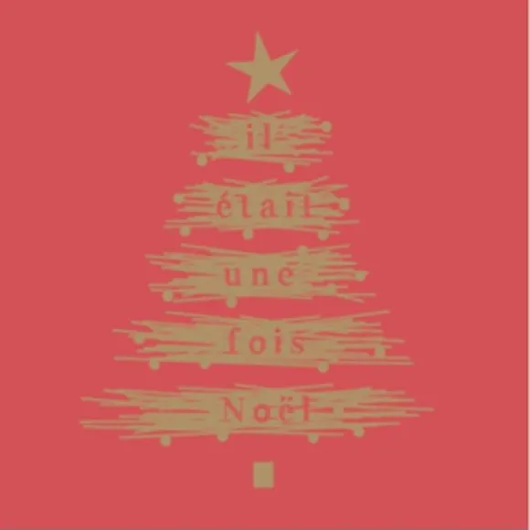 Sachet de 25 Serviettes en Papier Voie Sèche - Il était une fois Noël