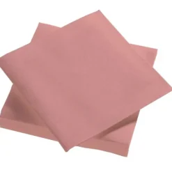 Sachet de 50 Serviettes en voie sèche - 40 x 40 cm - Rose Pétale